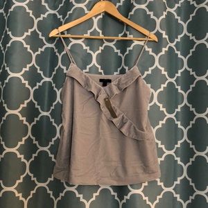JCrew velvet camisole.